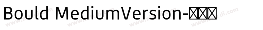 Bould MediumVersion字体转换